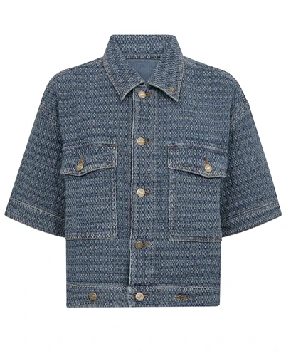 Mos Mosh - MMEbba Bobble Jakke - Blue